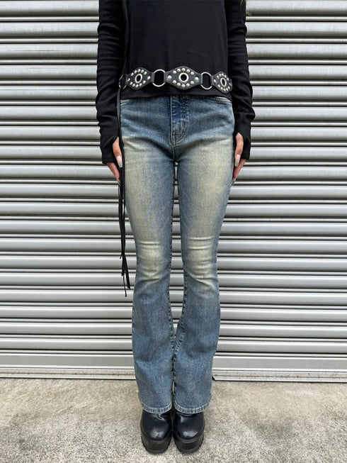 オーバルスタッズリングベルト